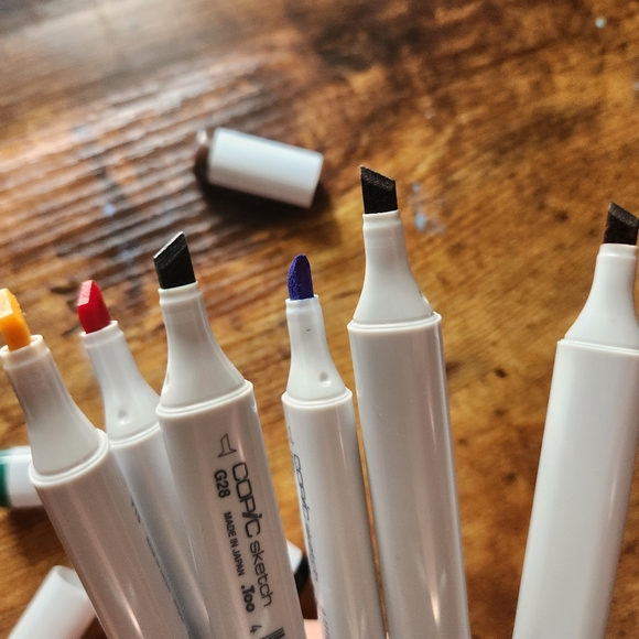 Multicolor 6 piece Copic Markers - Picture 2 of 3